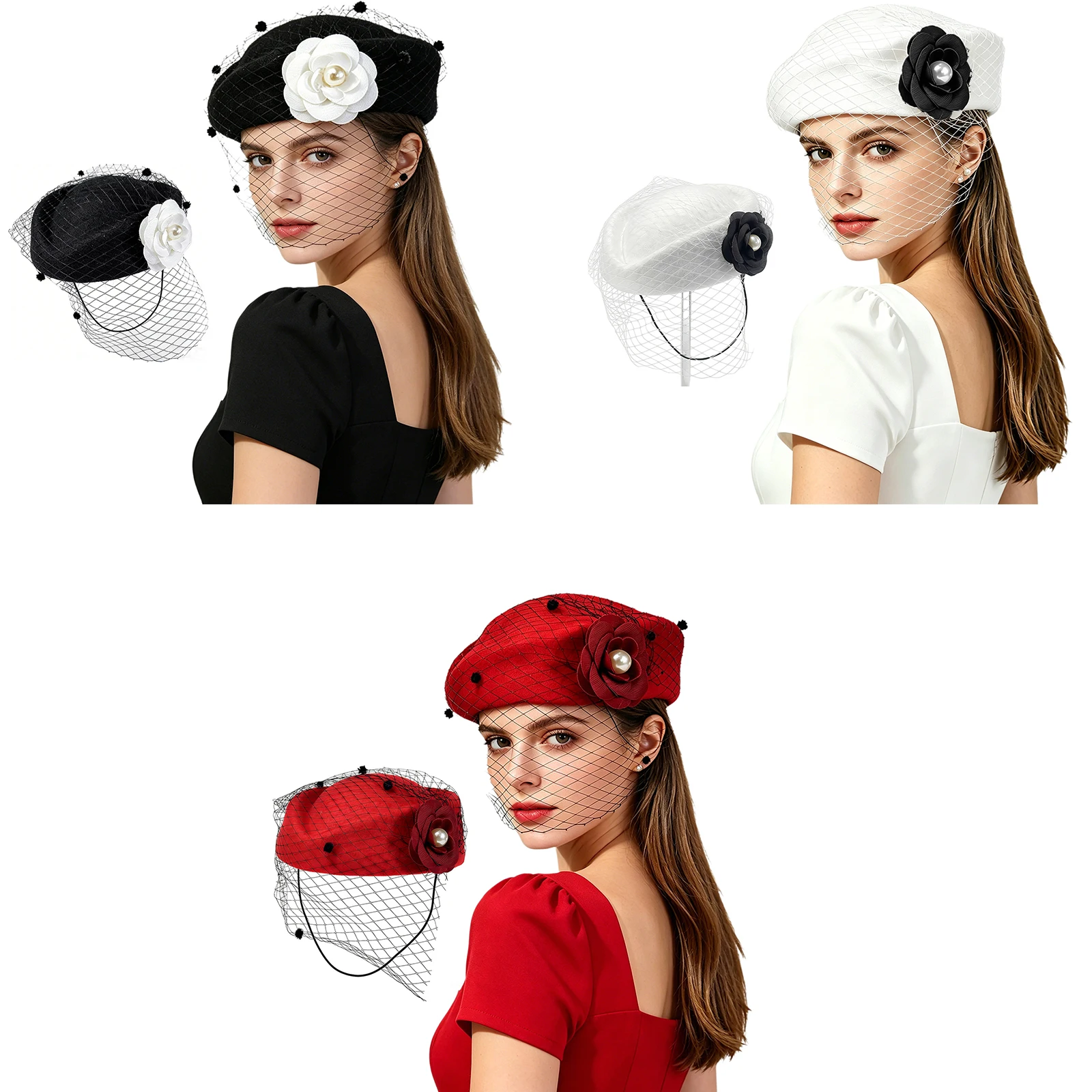 Cappelli Vintage con Fiori Art - Beret French Wool recensione e prezzo