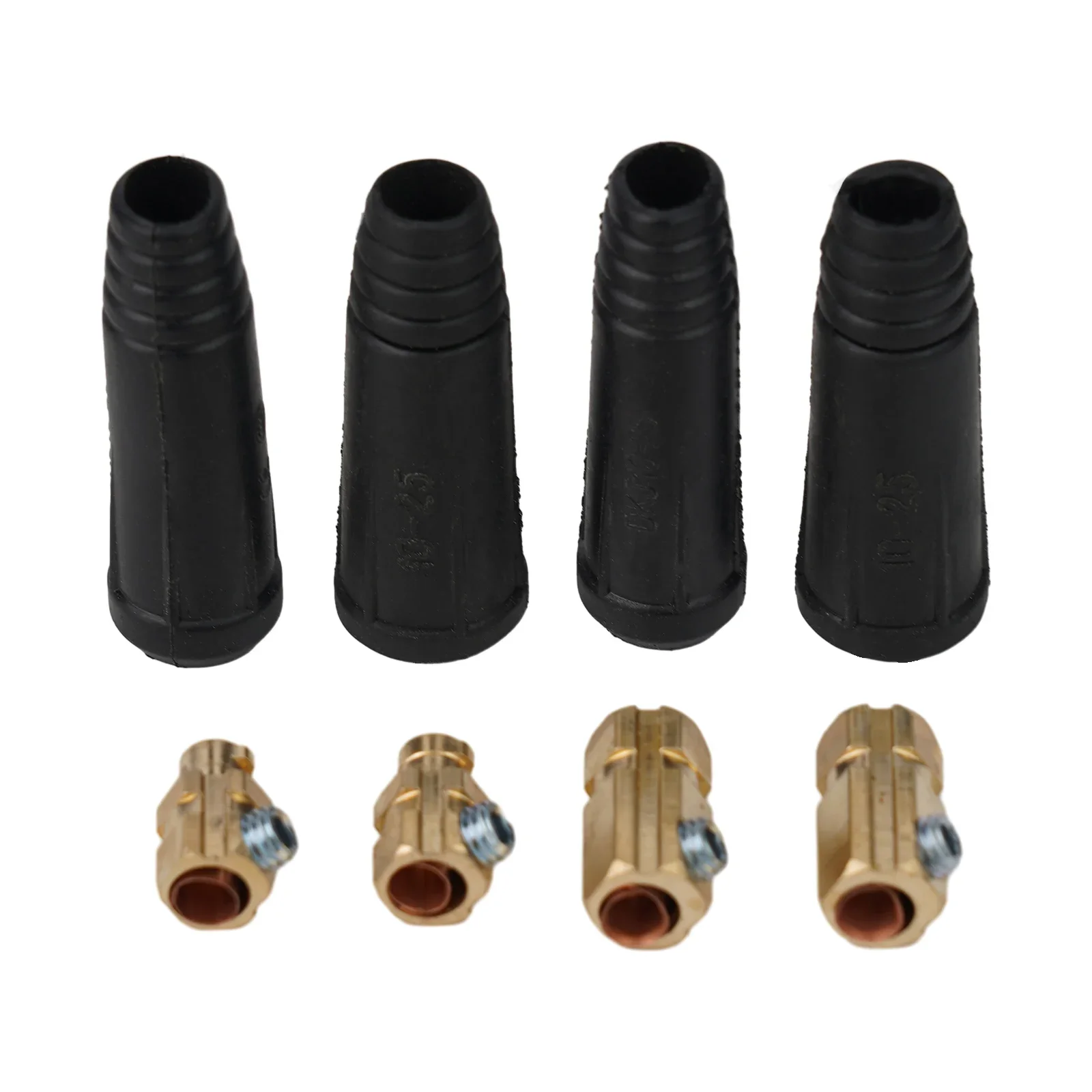 DKJFor 10-25 Welding Quick Coupler Socket Fitting with High Temperature Resistant Rubber and Insulated Engineering Plastic Body