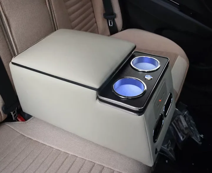 صندوق مسند الذراع الخلفي ومركز صندوق مسند الذراع ، وقطع الغيار التحديثية لصندوق تخزين المركبات للأغراض العامة