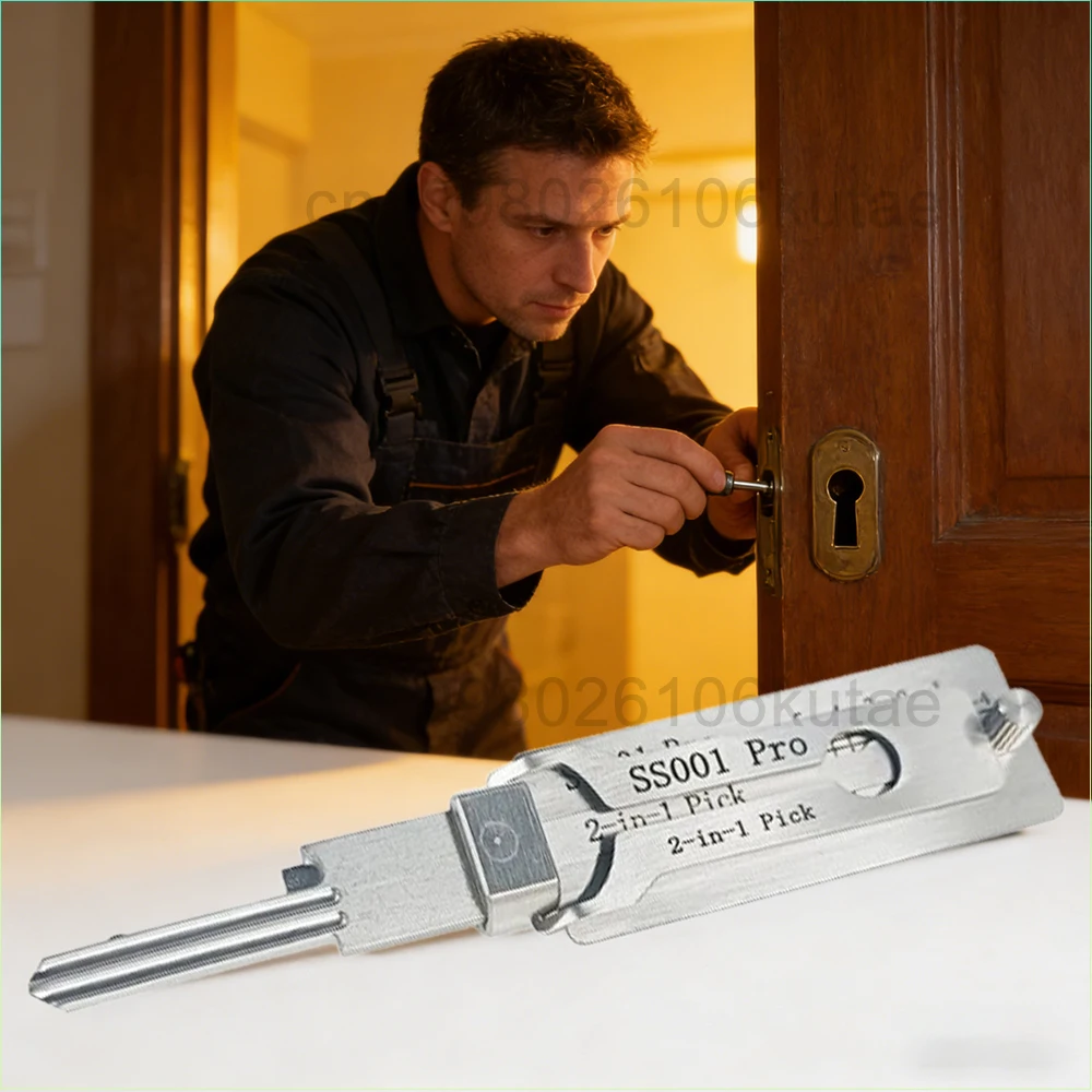 

Professional Straight Groove Key Gauge and O Ring Pick Set Stainless Steel Precision Maintenance Tool Kit for Assembly Repair