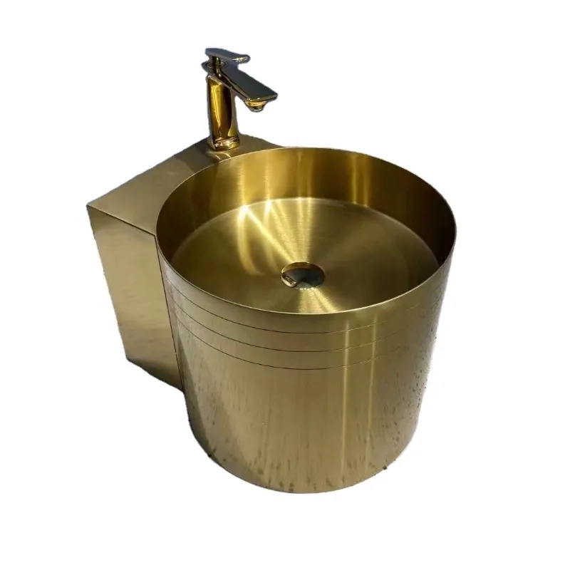Direct sales bathroom sink, single bowl wash basin stainless steel