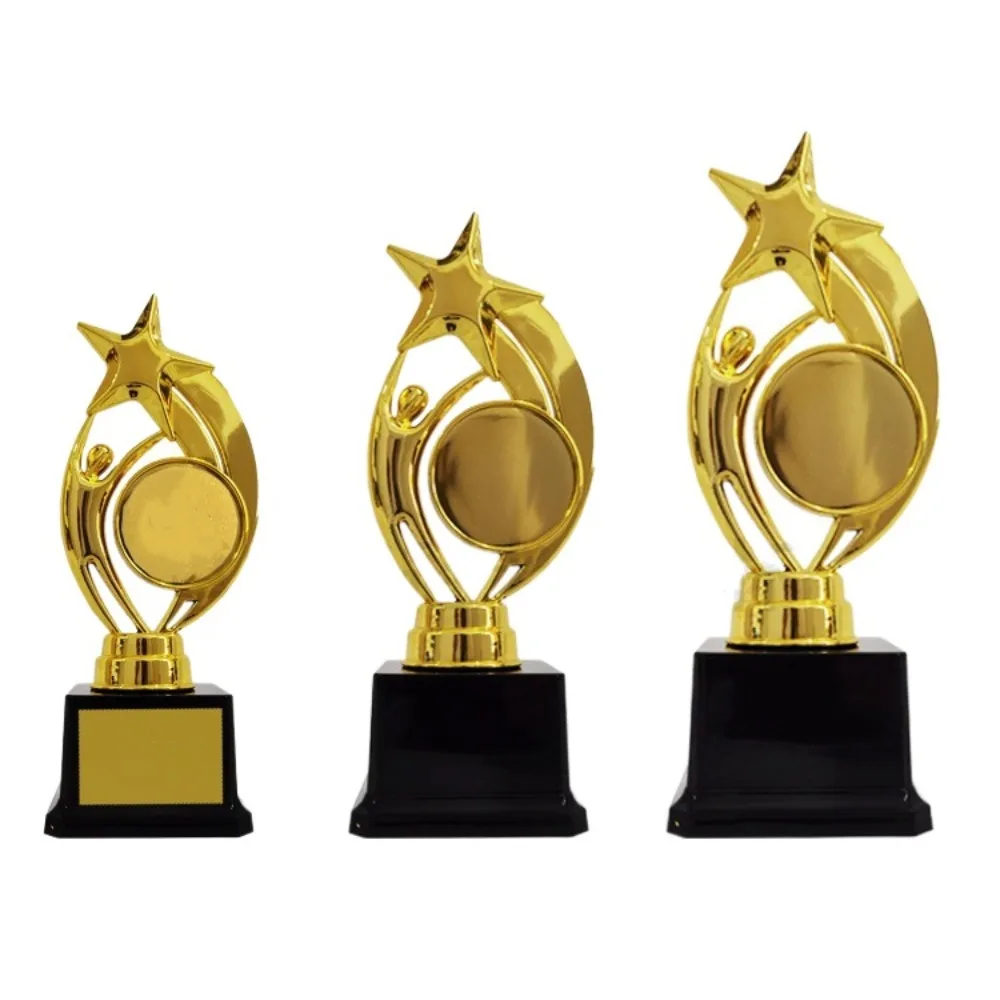 

Новый золотой приз, трофей, пластиковая звезда, награда, призовый кубок, фигурки, сувениры, победители, награда, трофей, игрушка, подарок для детского сада