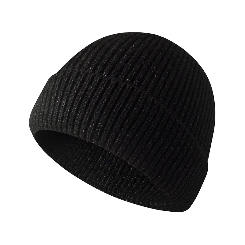 Warm Winter Hat Skull Caps For Men Women Soft Thermal Knit Beanie Hat Thick Cuffed Beanies Male Outdoor Windproof Snow Ski Cap