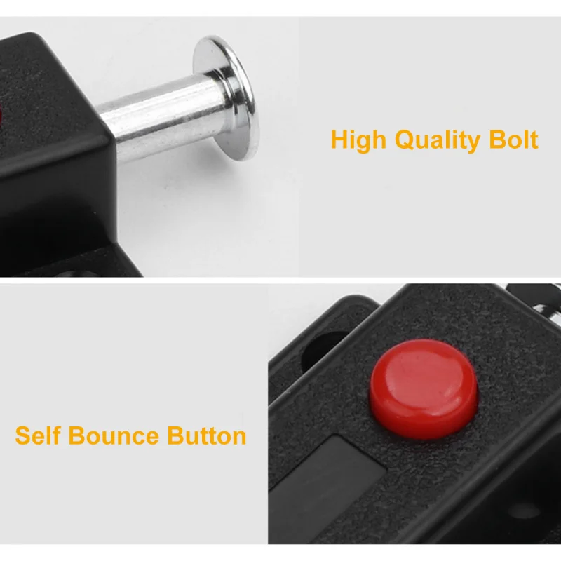 2pcs Door Bolts Latch Lock for Door Window Cabinet Box Cupboard Slide Locker Home Safety Bolt DIY Furniture Hardware