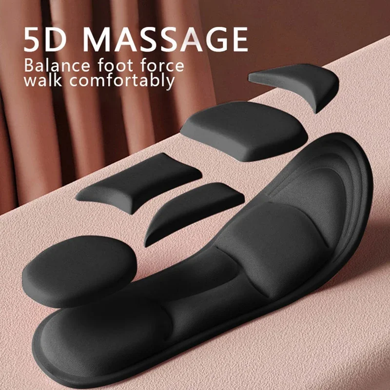 5D Massage Memory Foam Insoles For Shoes Sole Breathable Cushion Sport Running Insoles For Feet Orthopedic Insoles