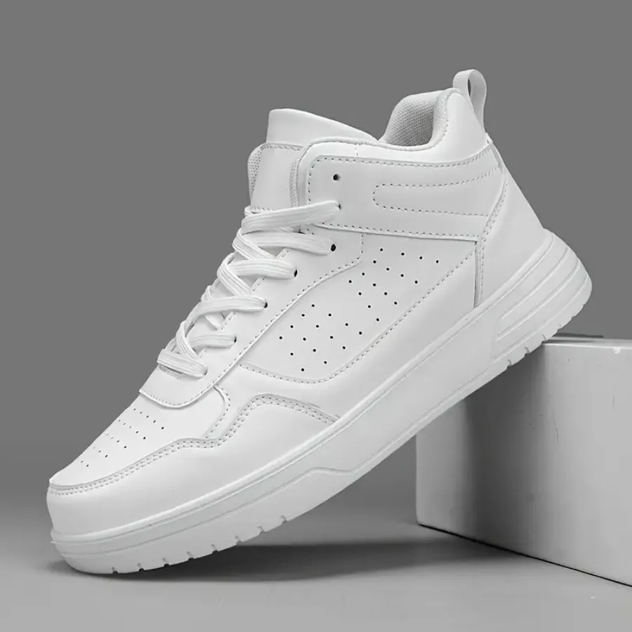 

Мужские легкие высокие кроссовки на шнуровке с верхом и подошвой из MD-материала – идеально подходят для повседневной носки – с амортизацией для комфортной ходьбы