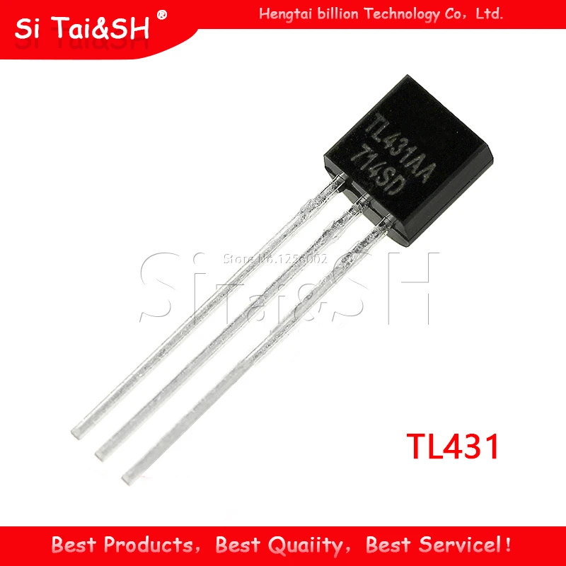 100PCS TL431 TO92 TL431A TO-92 431 new voltage regulator IC