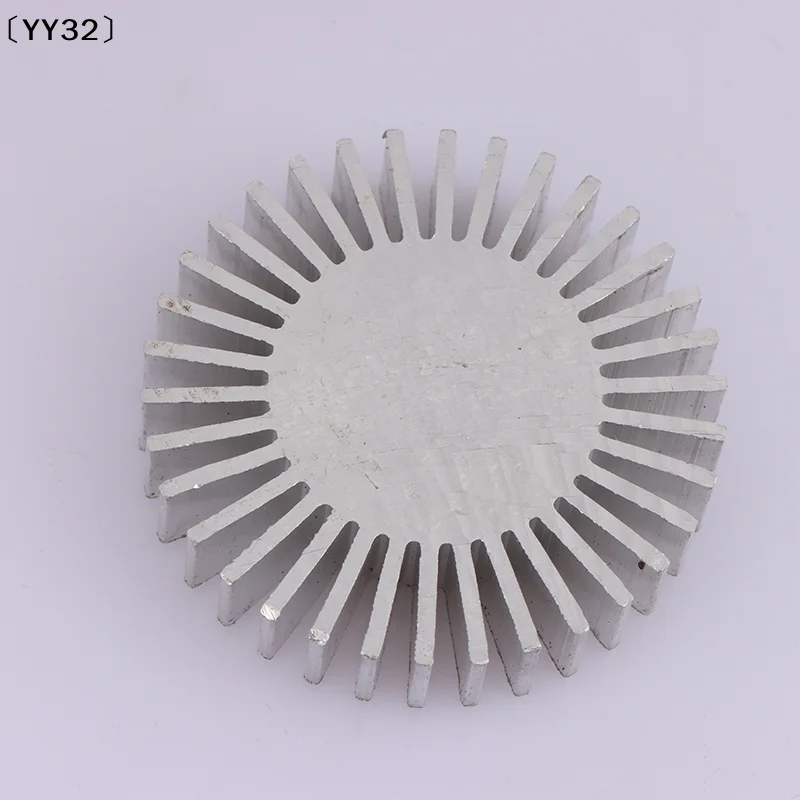 COB Radiator Diameter 50mm 3~7W High Power Led Heatsink Sunflower Solid Radiator Round Alloy Aluminum〔YY32〕