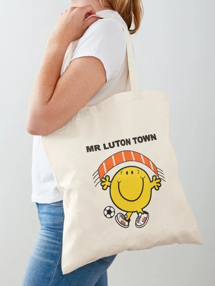 Mr Luton Town Tote Bag Reusable bags Handbags Customizable tote bag