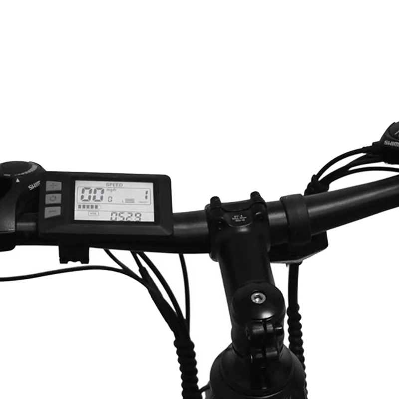 Painel de exibição para bicicleta elétrica, medidor para scooter elétrico, P3H, 24V, 36V, 48V, 60V, 6Pin