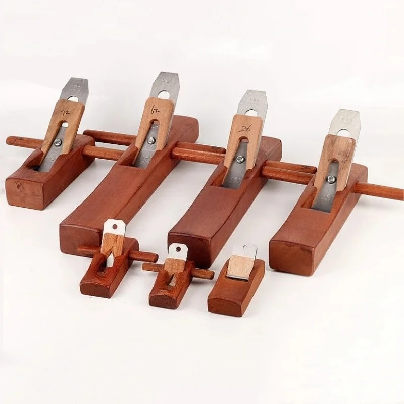 Home Carpenter Portable Mahogany Planer Tools  Mahogany Hand Planer Carpenter Flat Planer Woodworking Trimming Tool