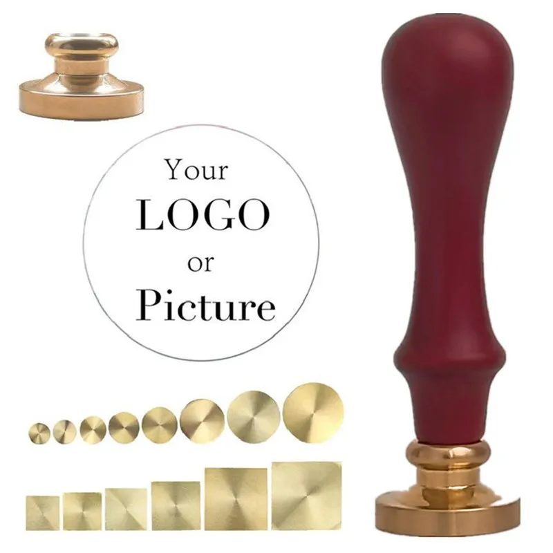Sellos personalizados con iniciales de boda, sellos de cera, sellos personalizados con su propio logotipo, sellos de regalo, manijas reemplazables, sellos de invitación