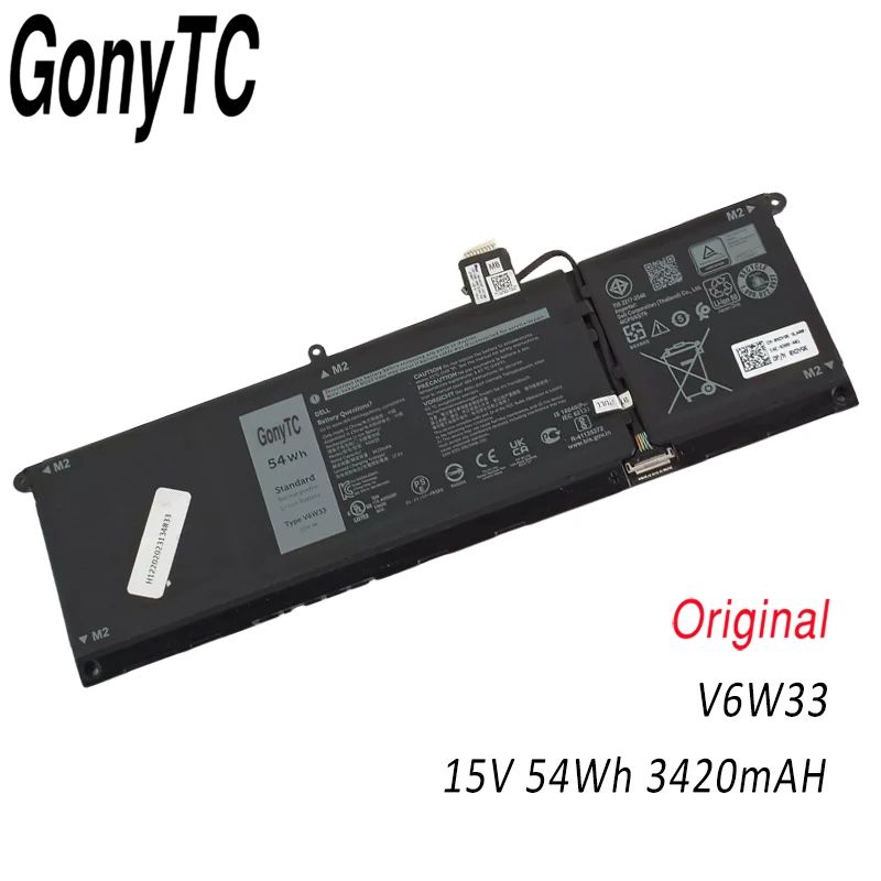 V6W33 15V 54WH 3500mAh batería del ordenador portátil para Dell Latitude 3320 3520 3420 Vostro 5420 5510 5515 P144G Inspiron 15 5510 3510 3515