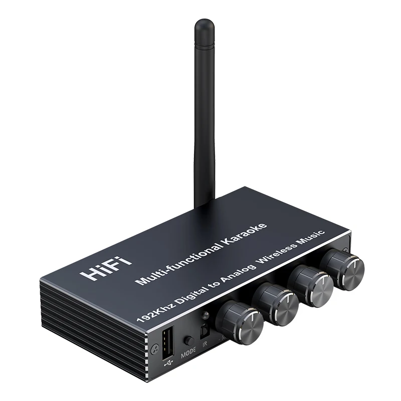 

Fiber-Optic Coaxial Bluetooth-compatible 5.4 Audio Receiver AUX/RCA Bluetooth-compatible Receiver USB Drive Playback