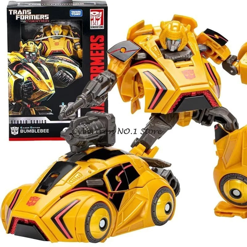 

Transformer Toy Anime Deformation Robot Studio Series Gamer Edition 01 Deluxe Bumblebee (War for Cybertron) Action Figures Model