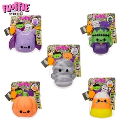 Genuine Fluffie Stuffiez Small Halloween Bat Trumpet Collection Features Plush Surprise Plush Toy Doll Gift Ornament Gifts For