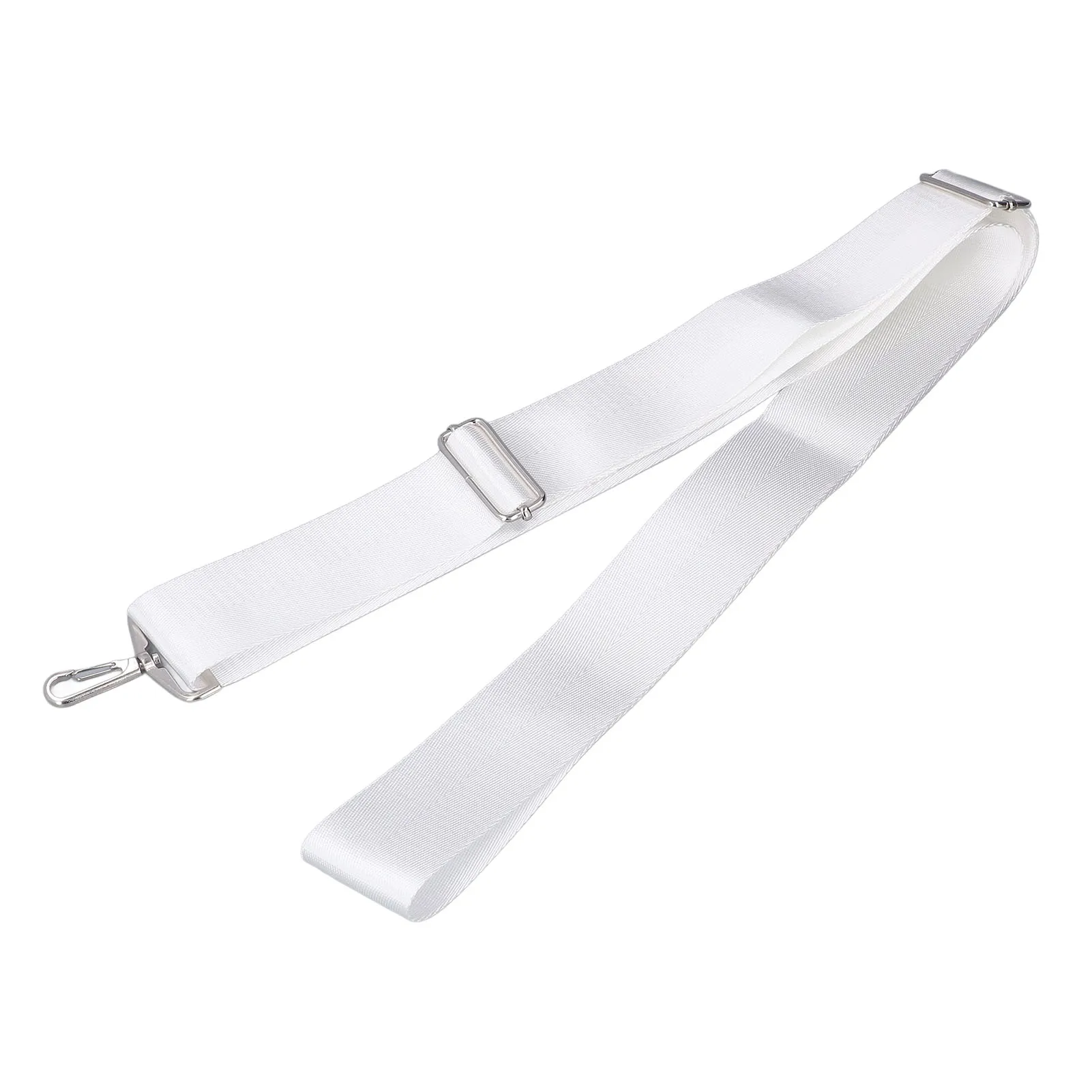 Tennis Net Center Band with Stainless Steel Buckle White Adjustable Height Sturdy Durable Portable Tennis Net Band Replacement