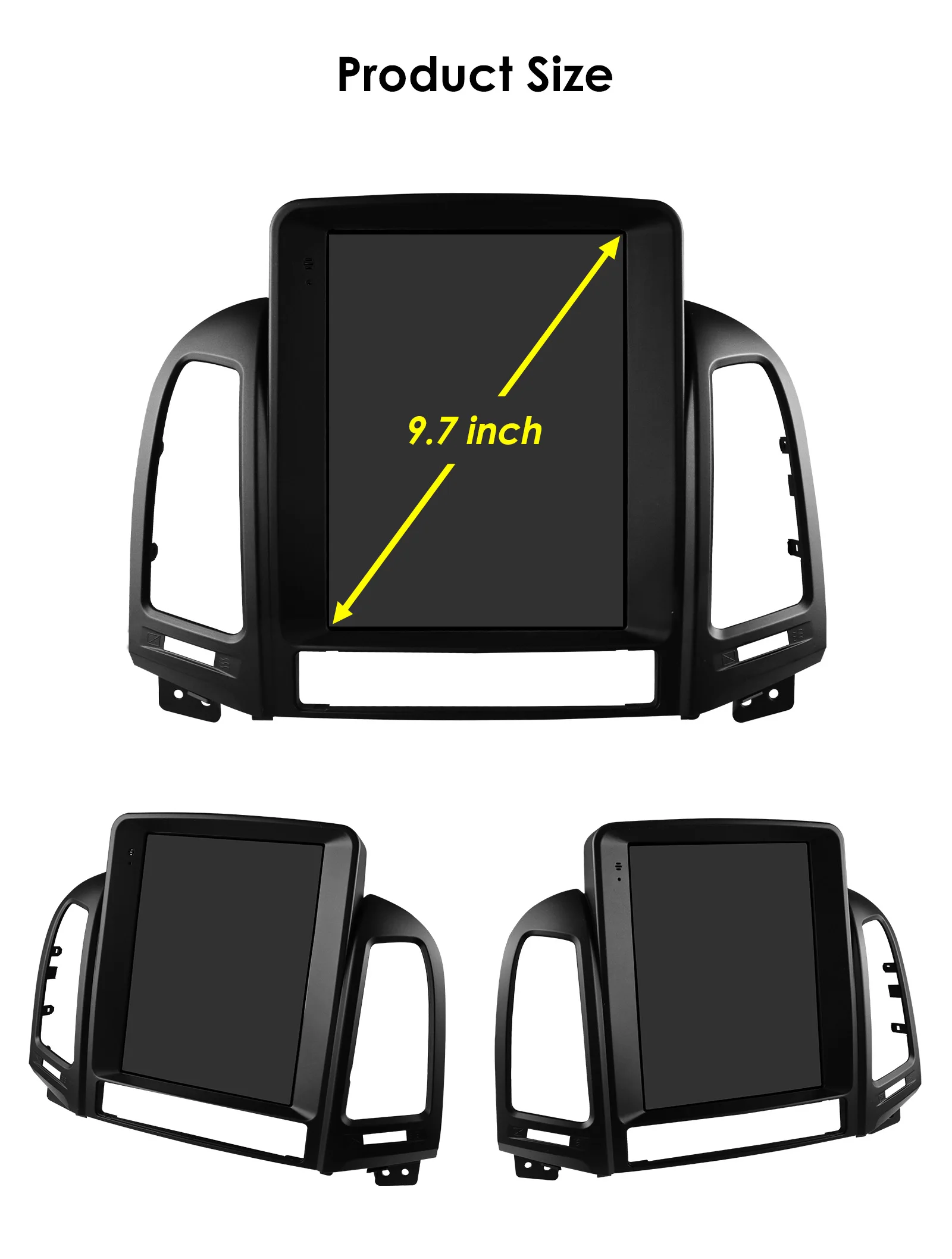 Hizpo 8Core 9,7 Zoll Autoelektronikgeräte für Hyundai Santa Fe 2 2006 - 2012 2-DIN-Headunit Carplay Radio Multimedia GPS WIFI – Detail 40