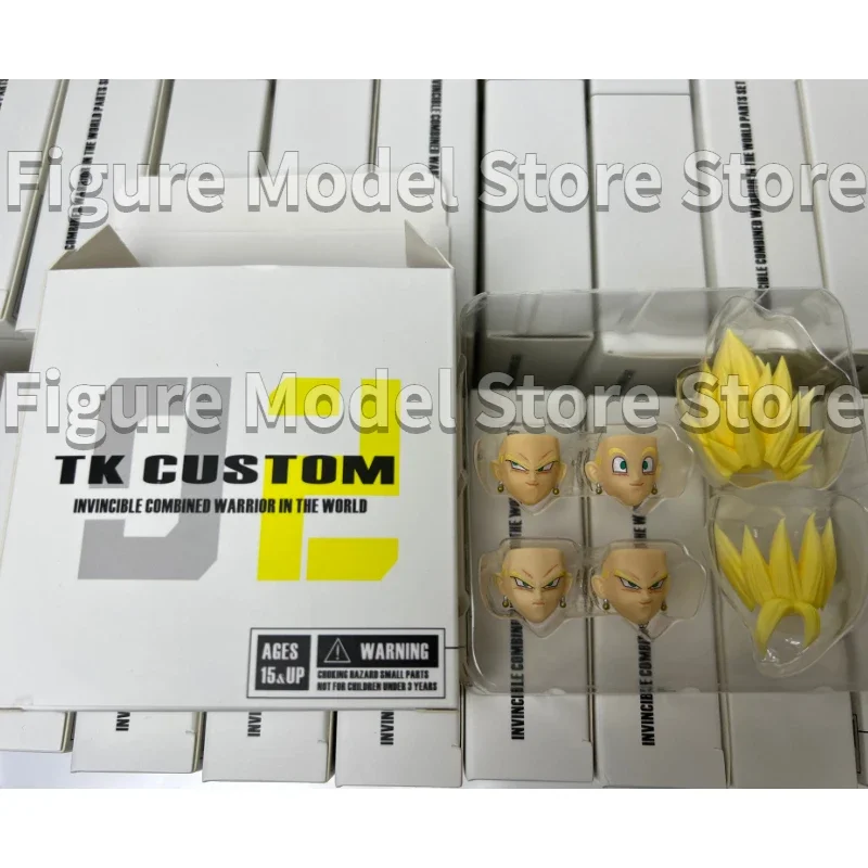 In Stock TKDIY TKCUSTOM TK Dragon Ball S.H.Figuarts SHF Fit Vegetto Goku Vegeta Custom Headsculpt Set Anime Action Figures Toys