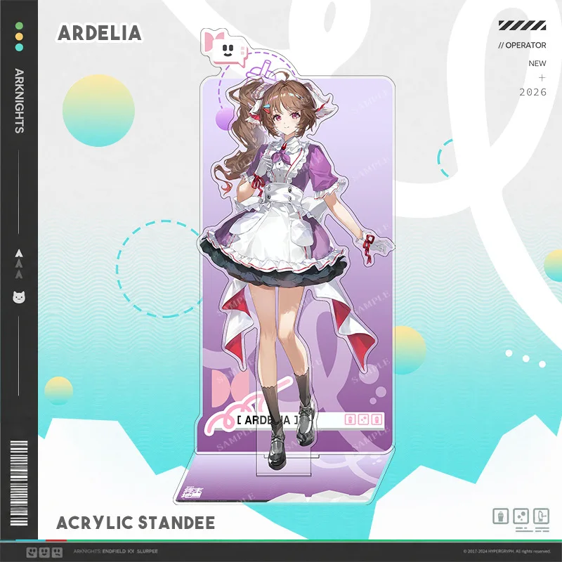 New Arknights Endfield Collaboration Double Character Stand Yvonne Arcane Camille Cute Cartoon Desk Ornament Gift Anime Game Key