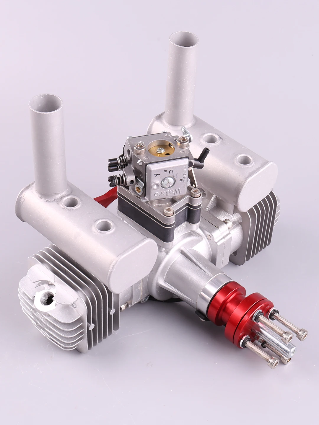 New RCGF 70cc Twin Cylinder Petrol/Gasoline Engine Dual Cylinder with Muffler/Igniton/Spark Plug for RC Model Airplane