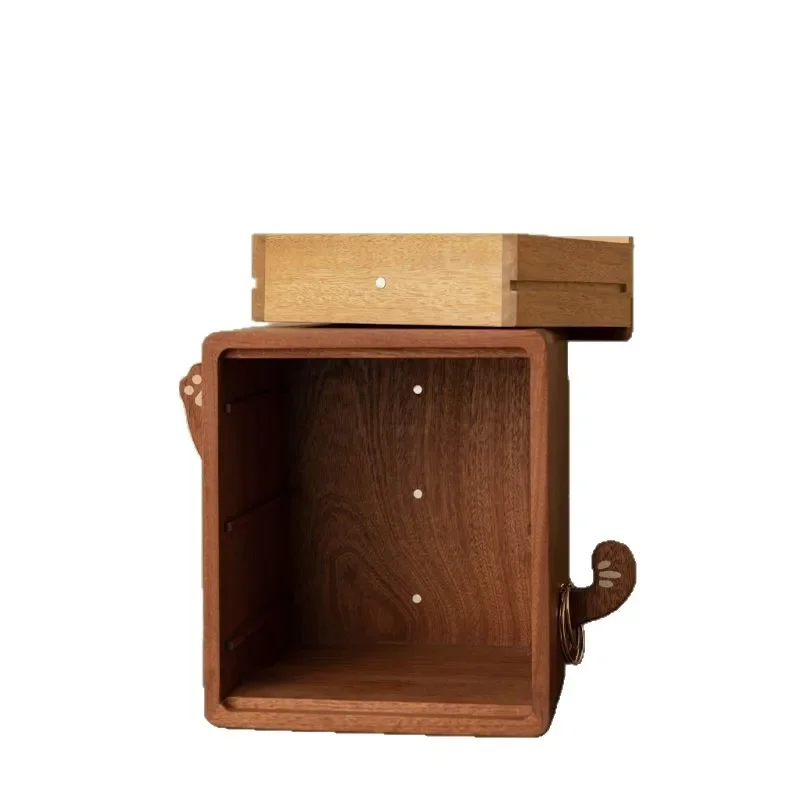 

Wooden cute storage cabinet exquisite multi-grid desktop storage box housewarming wedding birthday Qixi Festival gift