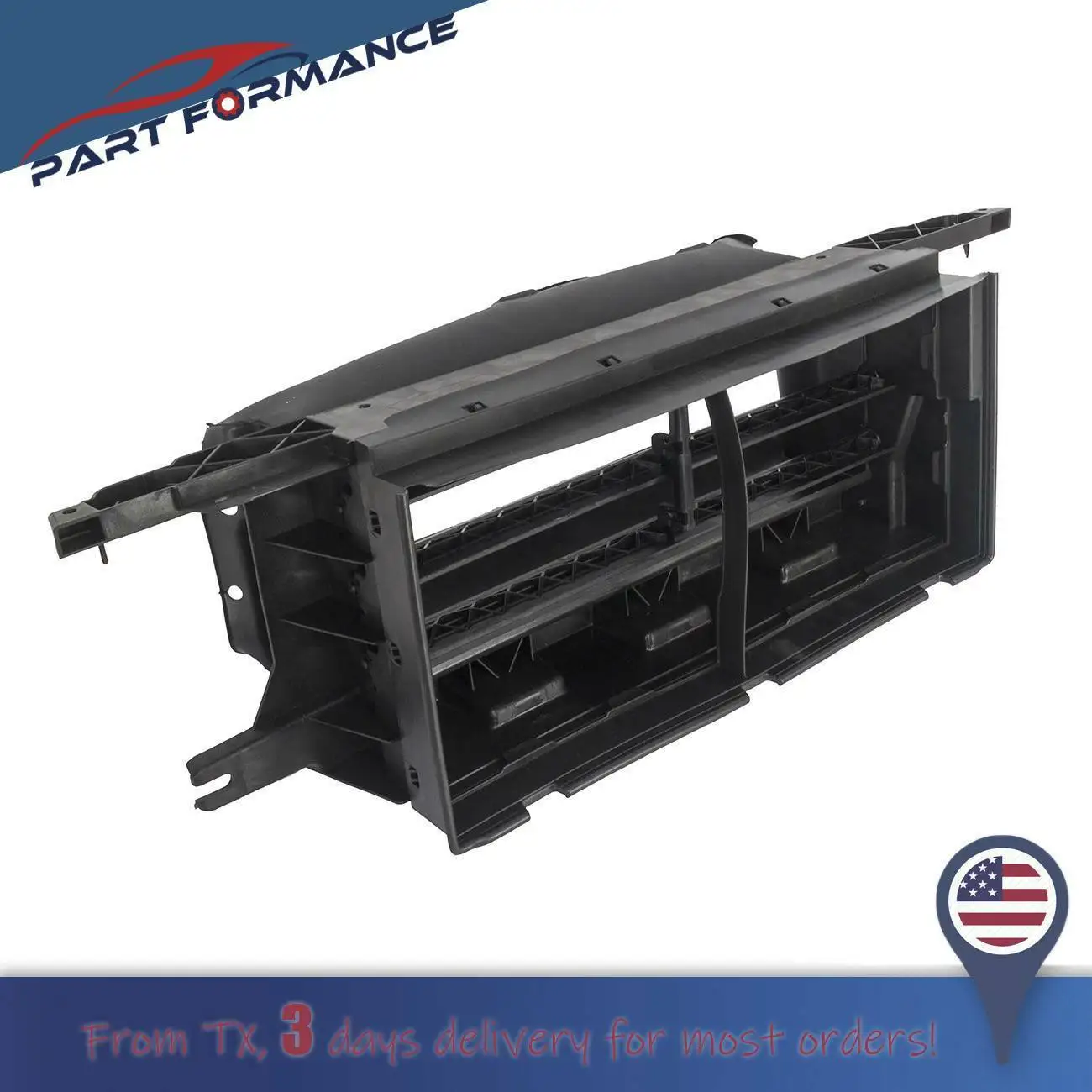 

Front Bumper Lower Radiator Grille Airflow Shutter Assembly Car Accessories For Ford F-150 2015-2017