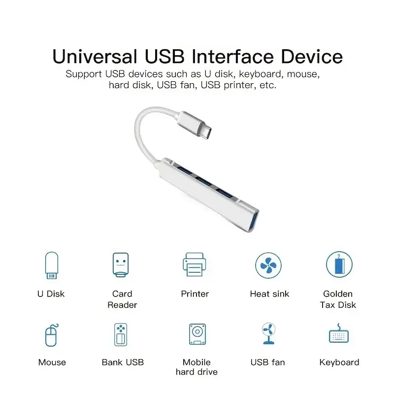 USB 3.0 Hub USB C Type C 4 Port Multi Splitter محول OTG لماك بوك HUB Pro 13 15 Air Mi Pro لملحقات الكمبيوتر هواوي #3