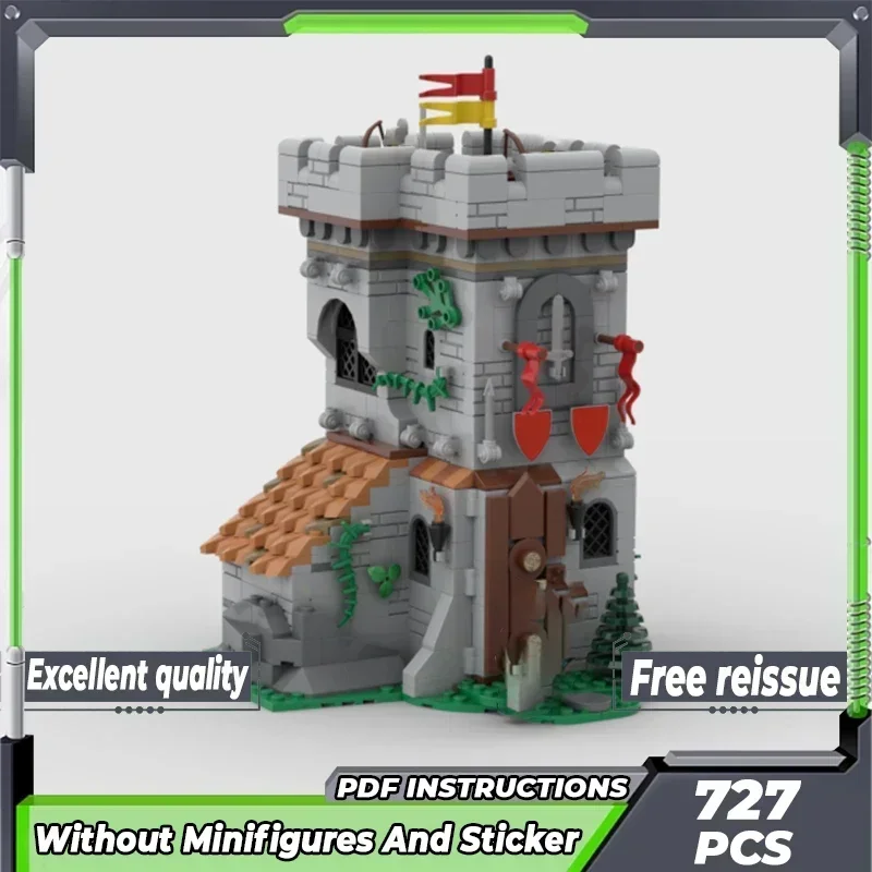 

Средневековый замок, модель Moc, строительные кирпичи, рыцари льва, подсштаб, технология, модульные блоки, подарки, рождественские игрушки, наборы «сделай сам», сборка