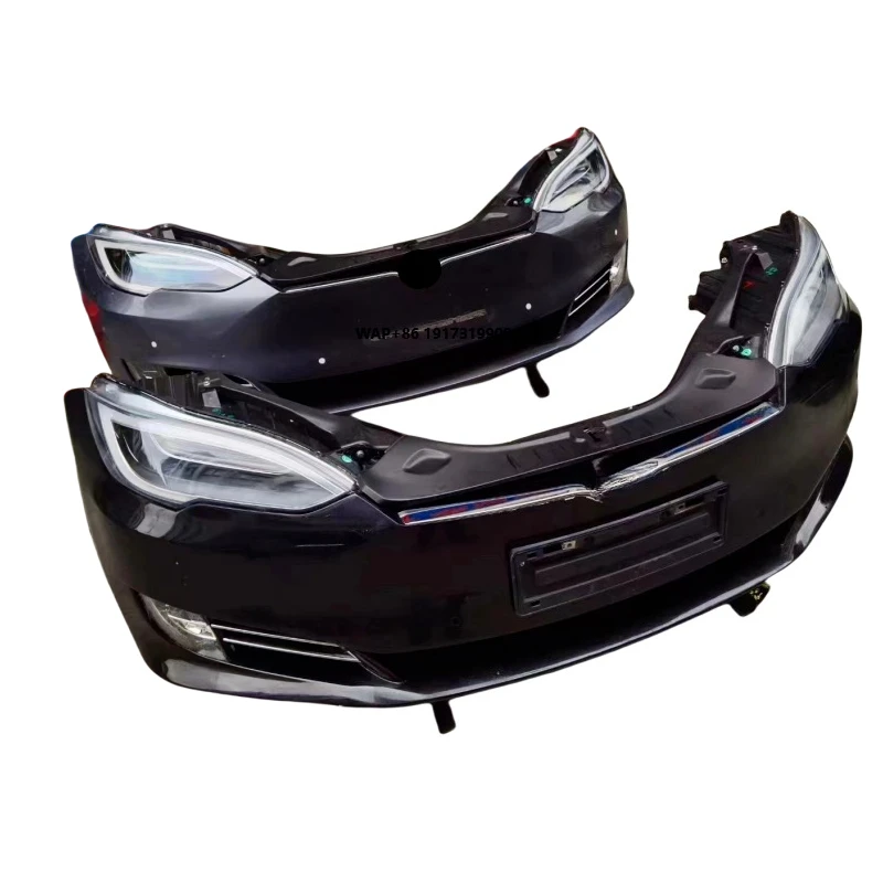 Plastic Body Kit for Model S X 3 Y-Front & Rear Bumper Headlights Day Running Lights Grille Hood Fender