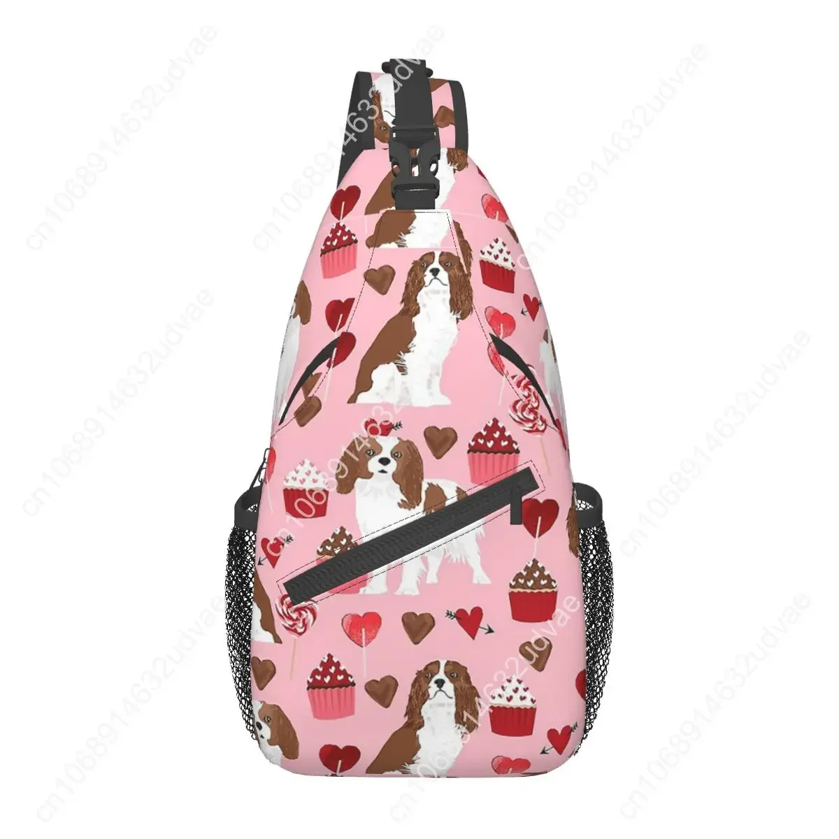 Cavalier King Charles Spaniel Shoulder Bags for Men Women Chest Bag Dog Initiated Backpack Daypack