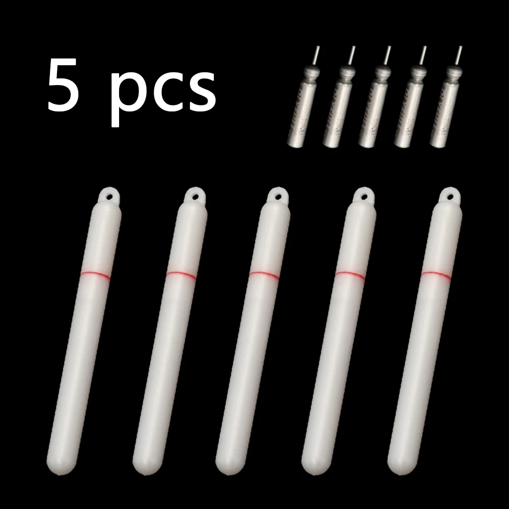 Lumières LED de pêche sous-marine en eau profonde, clignotantes IPX6, pour attirer les poissons, 5 pièces