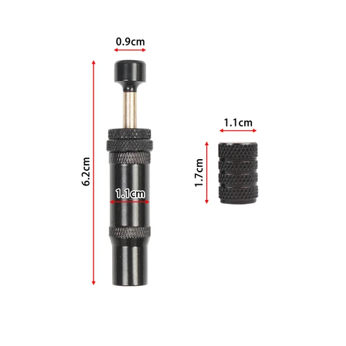 Imagen 2 del producto Kit de válvula deflactor de neumáticos de parada automática ajustable, herramienta de aire acondicionado de neumáticos atornillada, accesorios todoterreno aptos para todoterreno 4x4