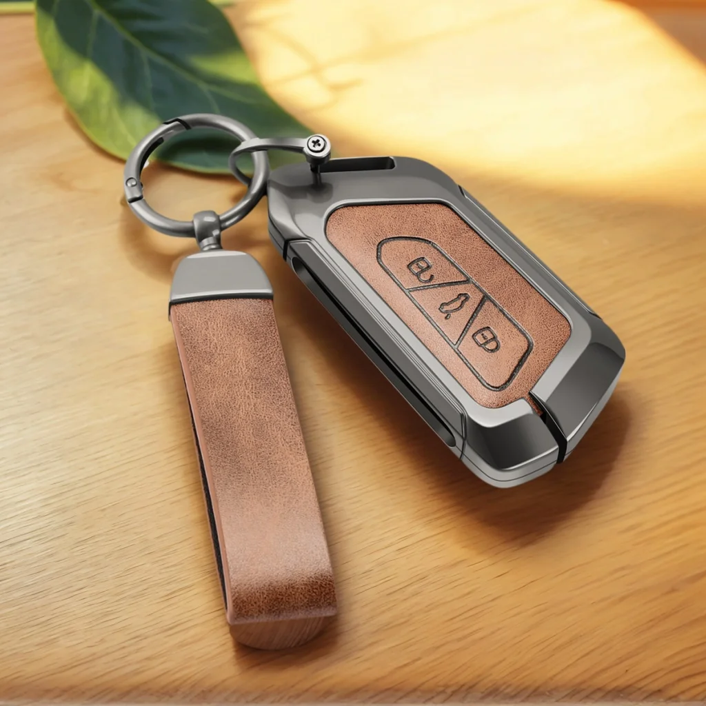 سبائك الزنك سيارة مفتاح القضية غطاء شل فوب لشركة فولكس فاجن فولكس فاجن جولف 8 MK8 ID3 ID.4 كوبرا سكودا اوكتافيا A8 مقعد ليون MK4 اكسسوارات #1