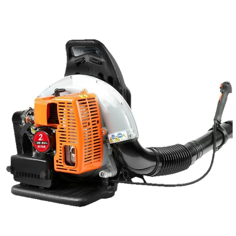 hair dryer, snow blower, high-power backpack wind extinguisher, fallen leaves, road repair at construction site