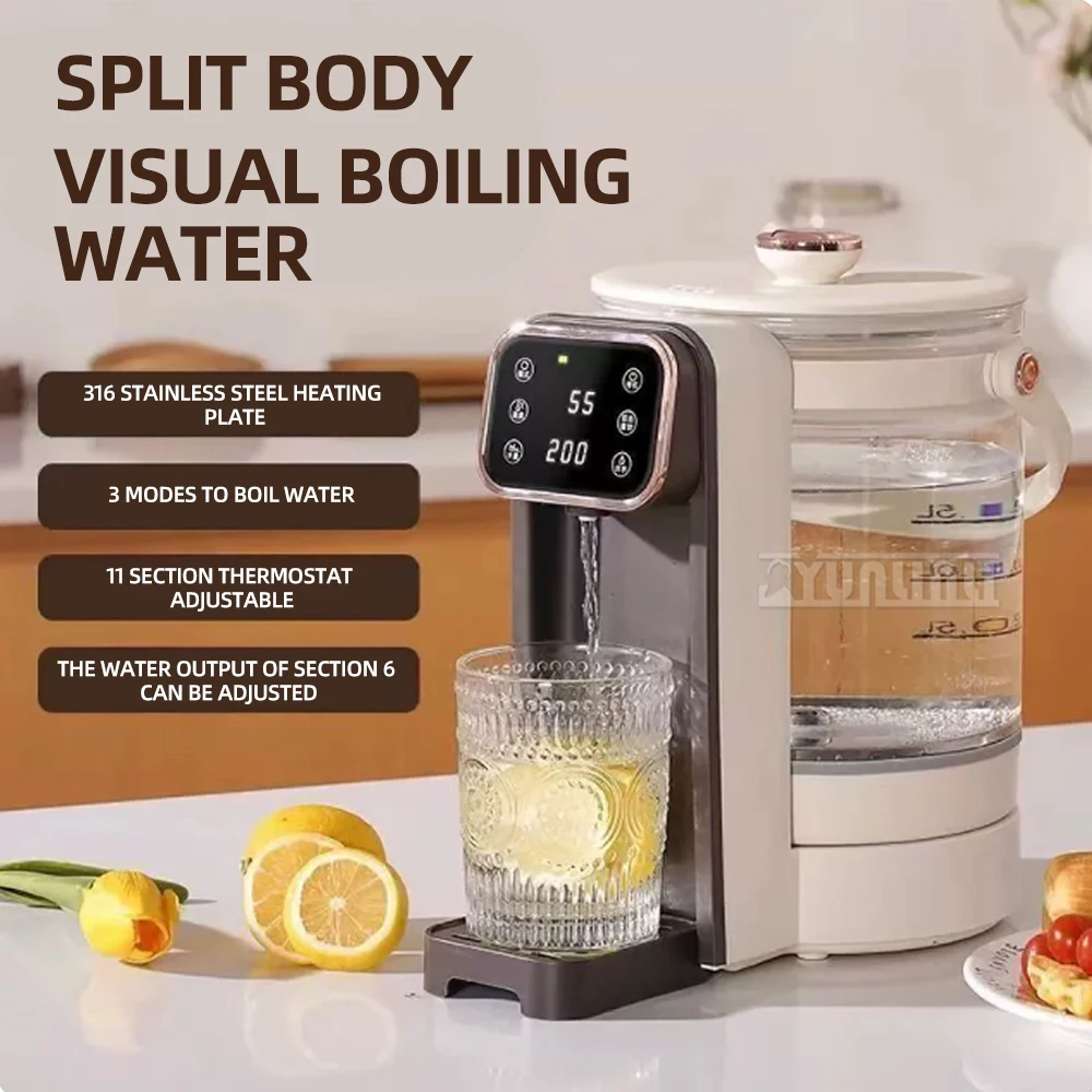 Машина для кипячения водыИнтеллектуальный стеклянный чайник для воды Количественный выпуск воды Чайник с постоянной температурой