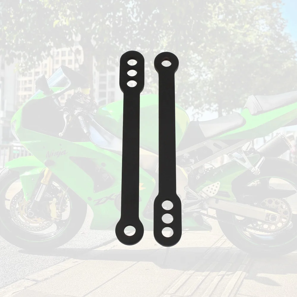 Stock / 2' Lower / 4' Lower Black Lowering Link For Kawasaki Ninja ZX 6R ZZR 600 ZX 9R ZX 12R Plate Drop Low Rider Dogbone