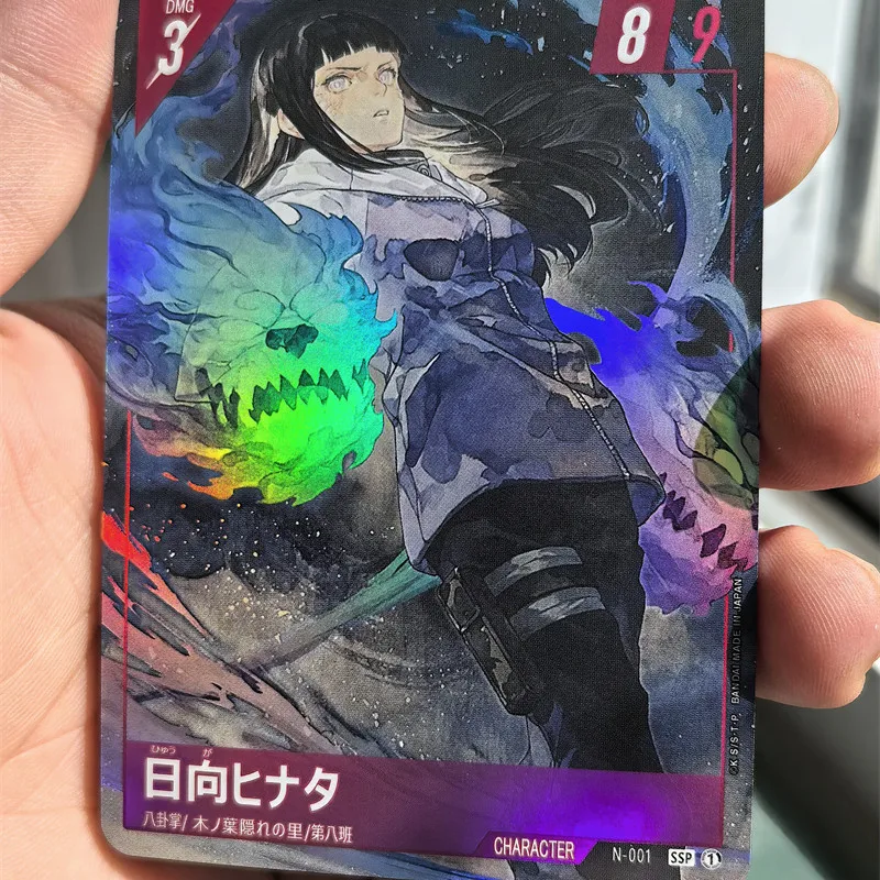 Naruto DIY Phase 1 Sakura Kimono Hinata Hyuga Shining Card Sakura Haruno Ino Yamanaka Tenten Konan ACG Goddess Story Wife Card