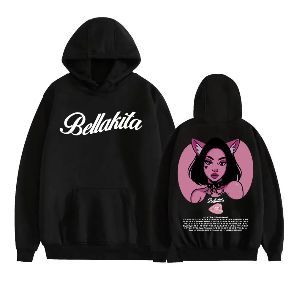 مغني الراب عمر كورتز بريميرا موسى جولة حول العالم هوديس الرجال النساء موضة الهيب هوب ريترو بلوزات مريحة عادية كم طويل البلوفرات