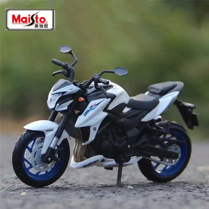 Maisto 1:18 Suzuki GSX-S750 ABS Alloy Racing Motorcycle Model Simulation Diecast Metal Street Motorcycle Model Children Toy Gift