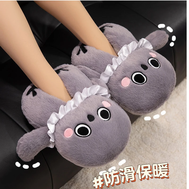 

Тапочки Love and Deepspace Cosplay Sylus Xavier Caleb Rafayel, плюшевые, хлопковые, зимние, милые, женские, домашние, утепленные, нескользящие