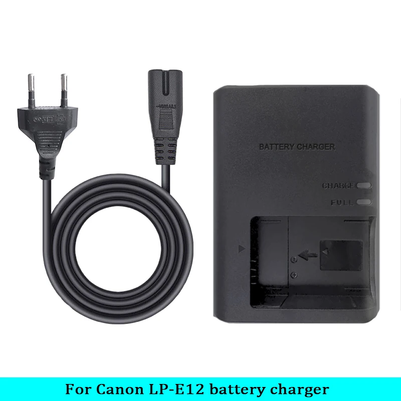 Hot LC-E12E LCE12 Battery Charger for Canon LP-E12 LPE12 EOS-M EOS M EOS M200 M50 M50II M10 M100 100D Rebel SL1 Kiss X7 Camera