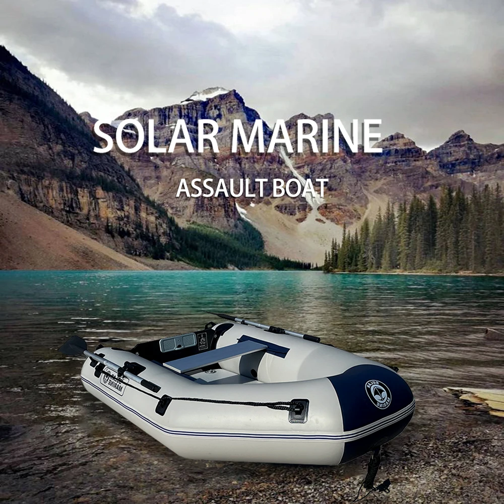 MC270-3 ثلاثة أشخاص قارب الاعتداء القابل للنفخ سرعة الصيد كاياك غرفة الهواء المستقلة الصيد تجمع الإنقاذ #2