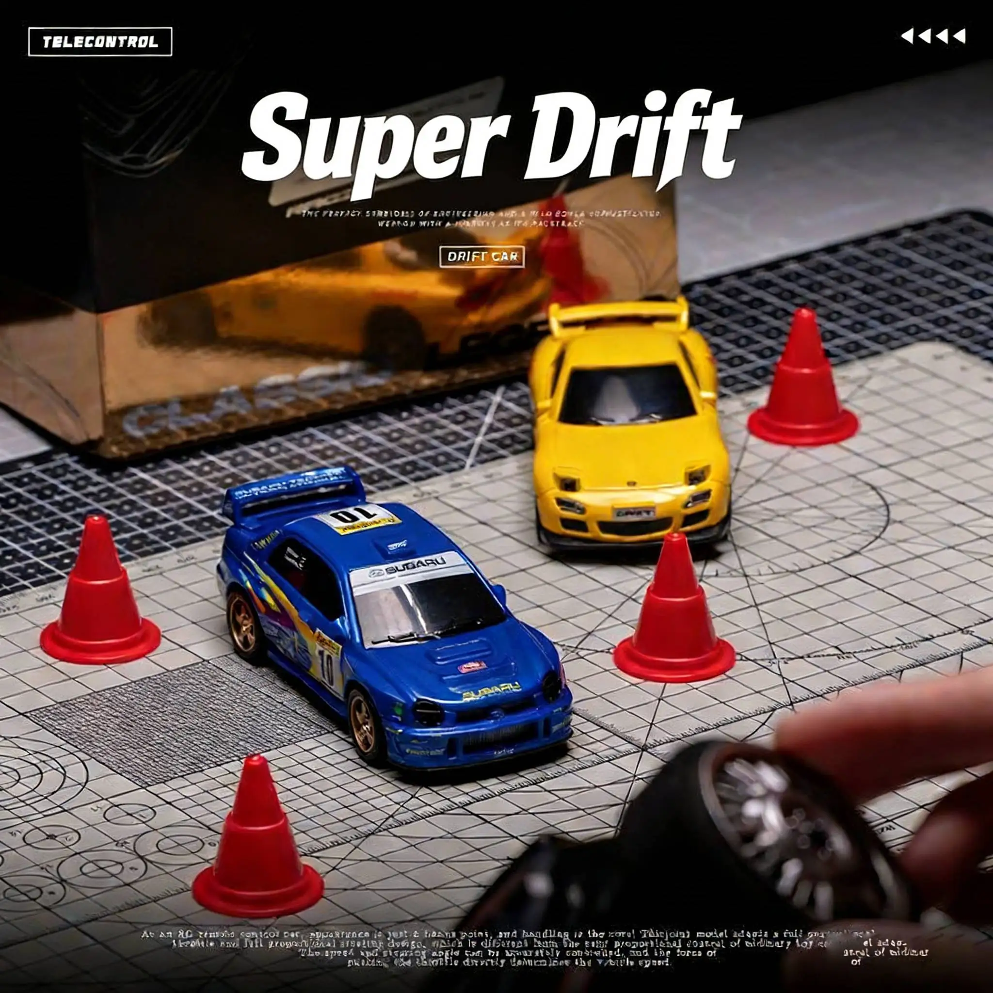 

Mini 1:43 four-wheel drive RC drift car RC off-road racing desktop pocket car toy RC racing boy gift racing interests and hobbie
