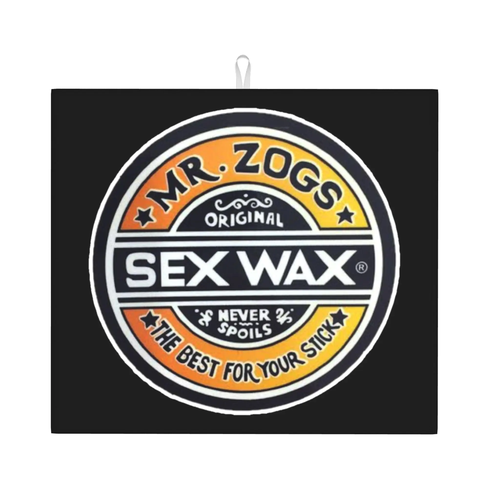 Mr Zogs Surfing Sex Wax Non‑Slip Waterproof Absorbent Barware Tableware Oil Proof Reusable  Bathroom Drying Mat For Kitchen