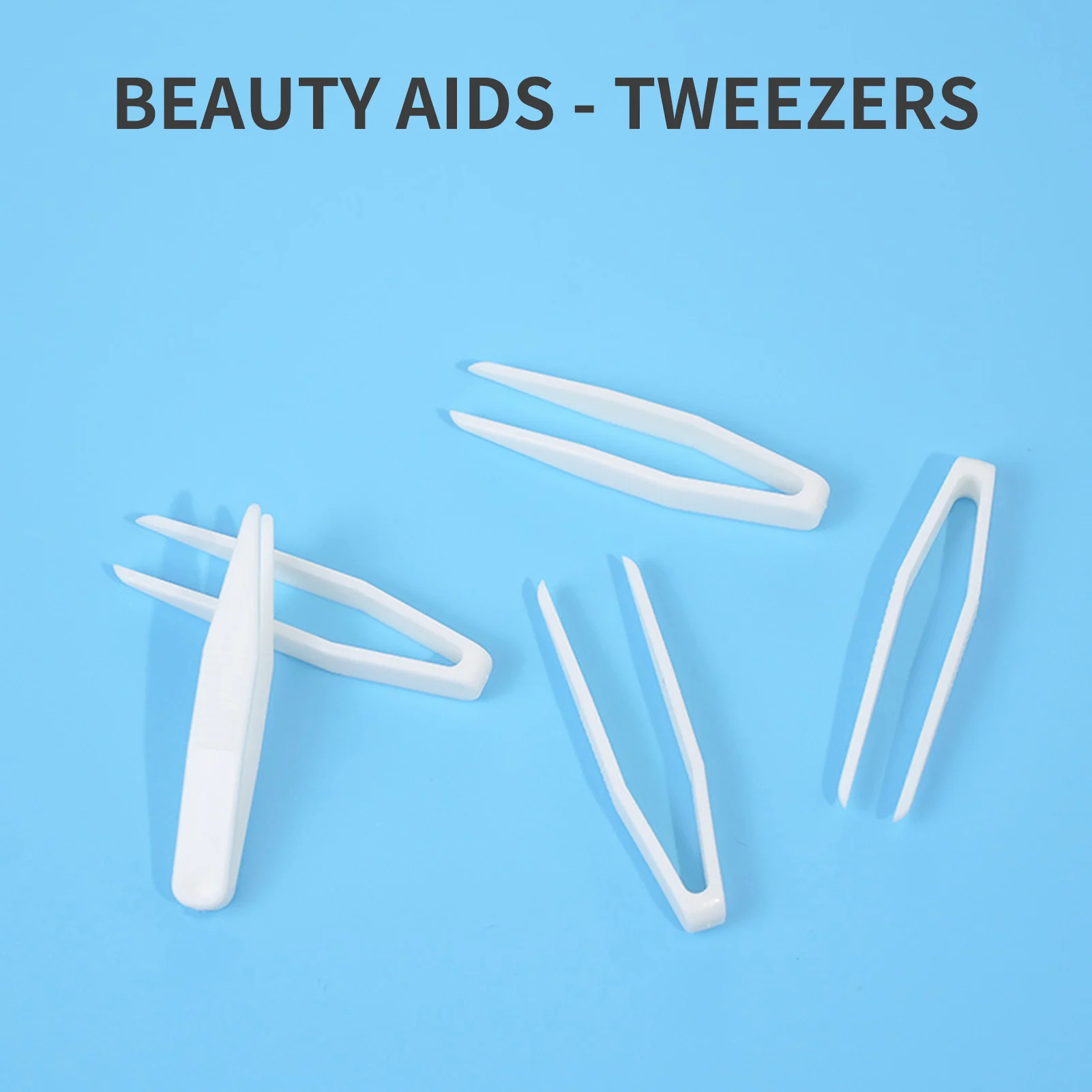 

Пластиковые пинцеты для макияжа, портативные пинцеты для наращивания ресниц, специализированные пинцеты для двойного века, портативный карманный косметический аксессуар