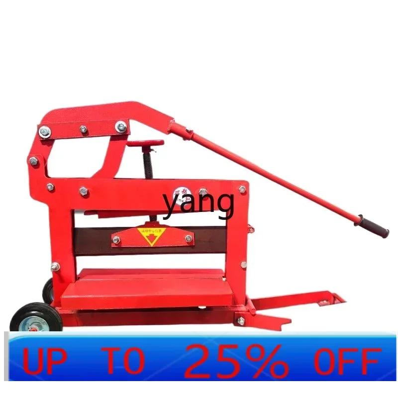 LTT Brick Cutting Machine Permeable Brick Hand Press Test Fine Adjustment Manual Lightweight Brick Foam with Steel Ruler