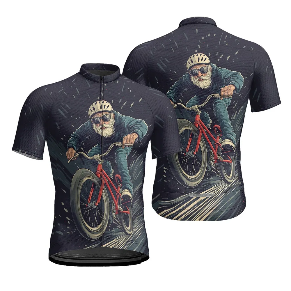 

Men's Cycling Jersey Tojump Cycling Clothiing Summer Short Sleeve Breathable Quick-Drying Cycling Jersey