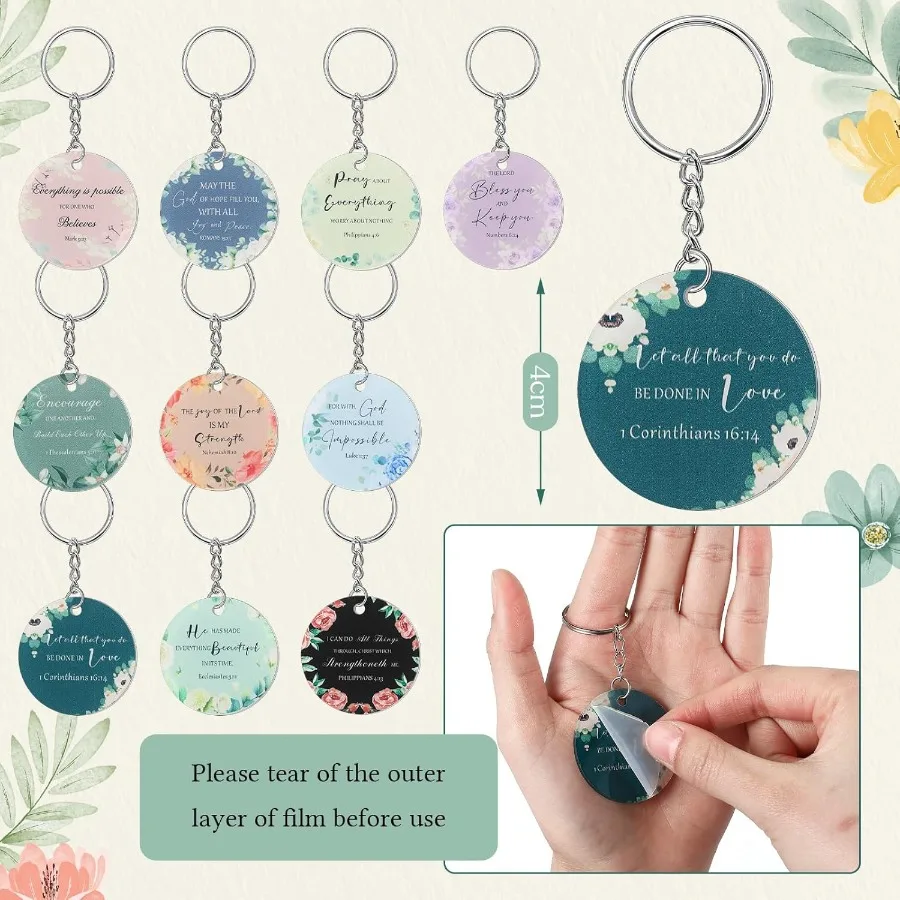 60 piezas Regalos cristianos para mujeres Regalos religiosos incluyen 20 bolsas de maquillaje de lona 20 versículo de la Biblia Mini espejo 20 Bibl inspirador