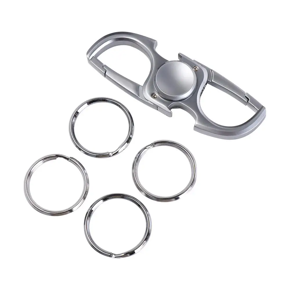 Hand Spinner Fidget Spinner Keychain Stainless Steel Creative Design Fidget Bottle Opener Good-looking Multifunctional